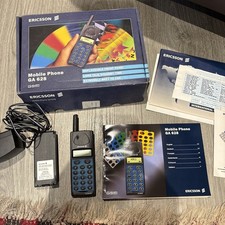 Ericsson GA628 Vintage Retro Mobile Phone - Spares or Repair Boxed Complete