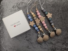 Wooden  Baby Dummy Clips
