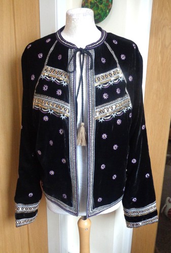 Monsoon lovely velvet jacket