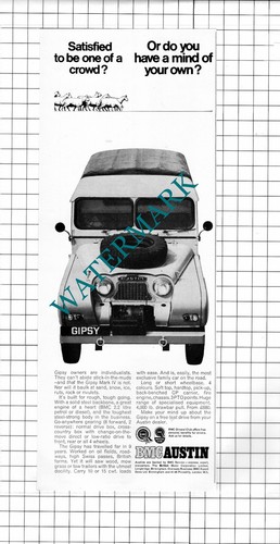 Austin gipsy car advert - advert,