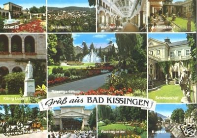 Postcard bad kissingen - postcard,,