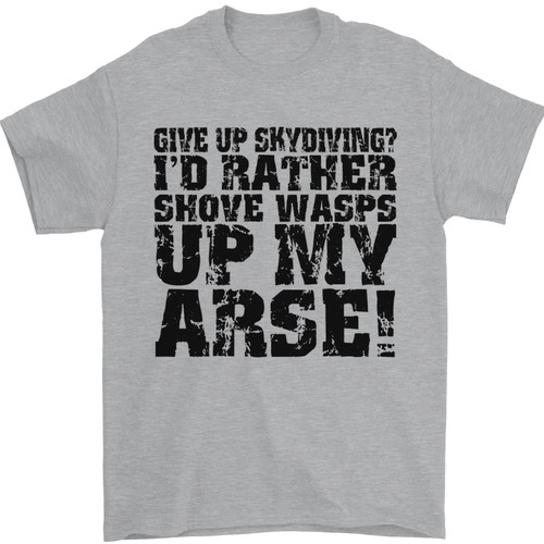 Give skydiving - up,