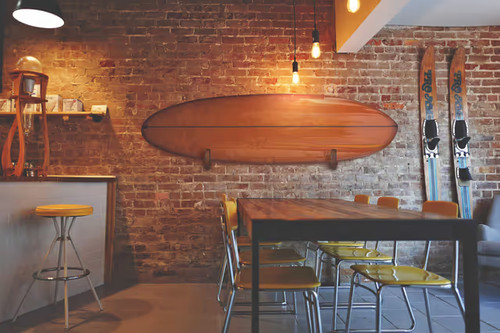 Surfboard wall mount - surfboard,