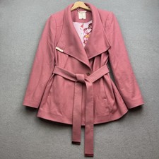 TED BAKER Wrap Coat Size 3 UK