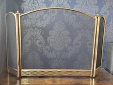 Vintage Brass Framed Fire