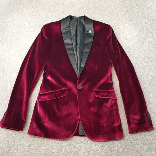 Asos mens jacket - mens, burgundy