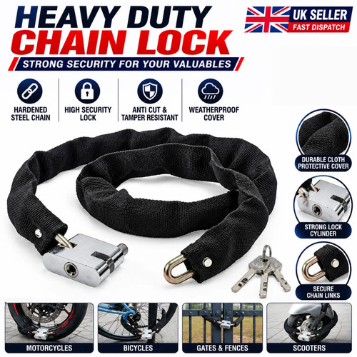 Bike lock chain - bike,