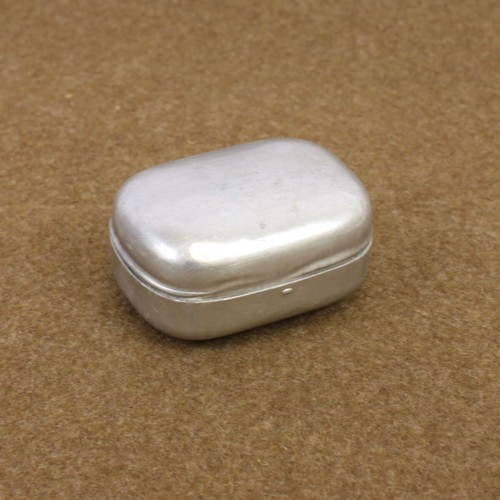 Aluminum soap tin dish1945 - soap,