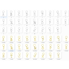 Keyring Letter - Initial