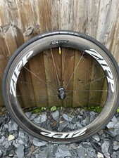 Front Zipp 404 Firecrest Carbon Aero Wheel Rim Brake Tubular TT Tri Triathlon
