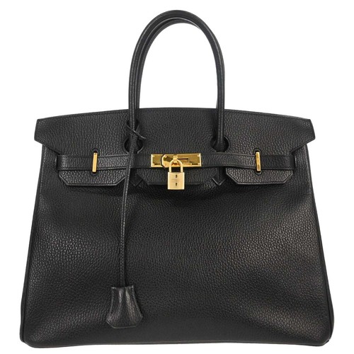 Hermes black ardennes - ardennes, birkin