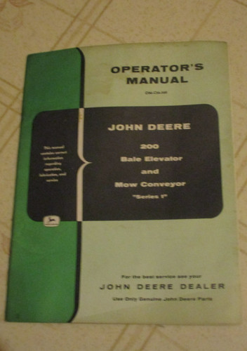 John deere 200 bale elevator - john,