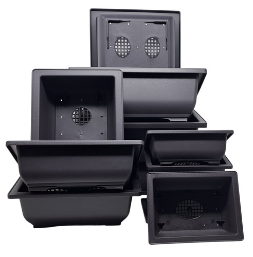 Plastic bonsai training pots - plastic,