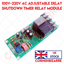AC 100V-220V ADJUSTABLE TIMER DELAYED OFF RELAY CONTROL MODULE - TIMED OFF - UK
