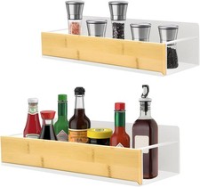 2 Pack Magnetic Spice Rack for