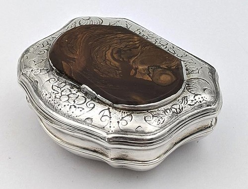 Georgian solid silver - solid, agate