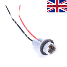 2x 501 W5W T10 BULB HOLDER SOCKET PRE WIRED LED HALOGEN LAMP SEAL HARD PLASTIC