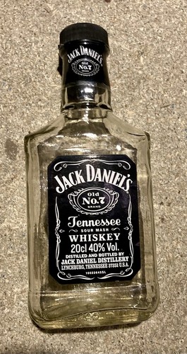Jack daniels 20cl bottle - jack, empty