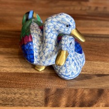 Herend Porcelain Pair of Ducks