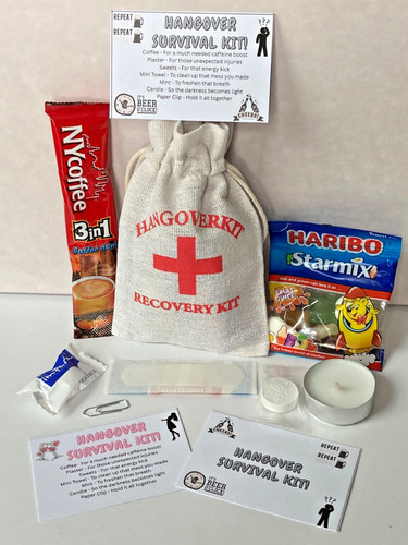Hangover recovery kit bag - kit, |