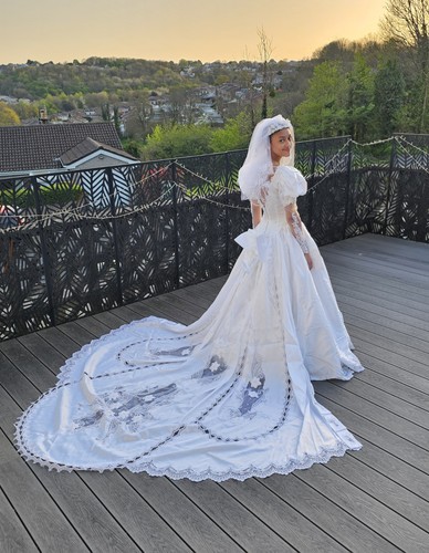 Vintage 80s princess wedding - vintage,