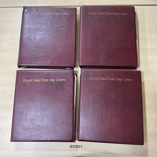 Fdc royal mail albums x - x, 4