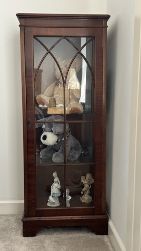Antique display cabinet with - antique,