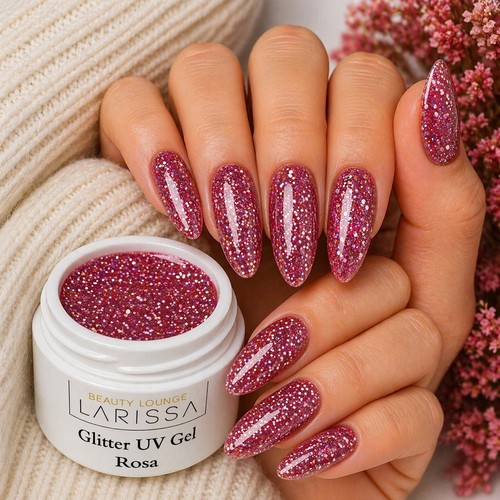 Glitter gel 5ml effect - uv,