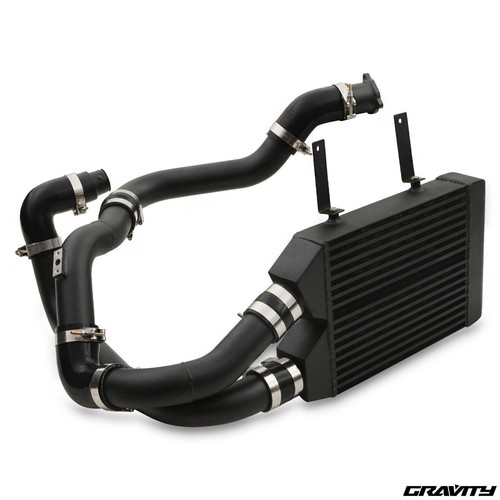 Aluminium black front mount - black,