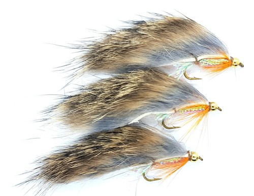 Trout flies natural goldhead - -,