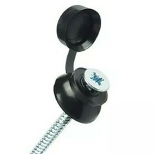 100   3" 75mm CORRUGATED SHEET FIXINGS Incl. SCREWS & BLACK STRAP CAP/WASHER