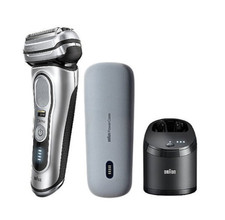 Braun Series 9 Pro 9477cc Electric Shaver (Silver) Wet & Dry with PowerCase