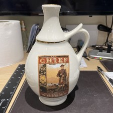 RARE Chief  Scotch Whisky Jug / DECANTER MADE BY THE STAFFORDSHIRE POTTERY.