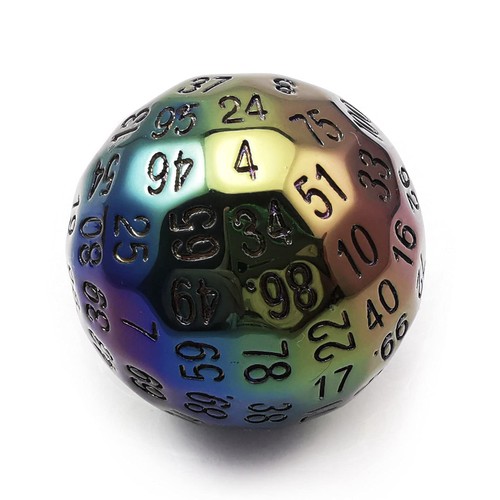 Bescon dice metal - metal, plating
