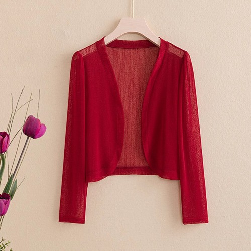 Women sheer jacket - sheer,