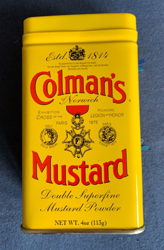 Colmans english mustard tin - english,