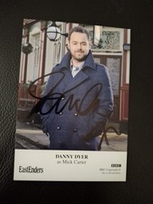 Eastenders Cast Card Signed 