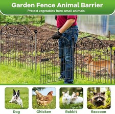 10 x Garden Fence with Gate No