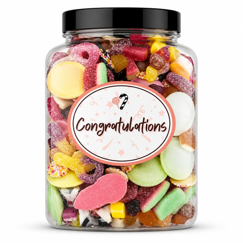 Congratulations sweet jar - sweet, gift