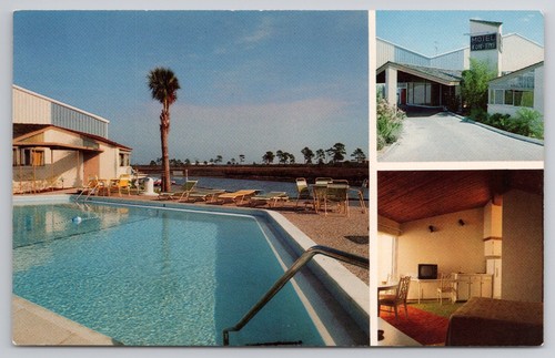 Postcard kontiki motel botel - kontiki, motel-botel