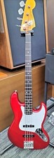 Fender Japan JB62-58 Jazz Bass Electric Bass Guitar Red case #706EK93