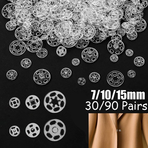 Plastic sew snap fasteners - plastic,