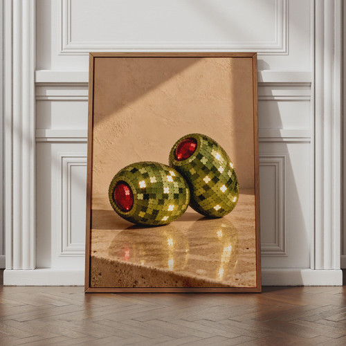 Disco ball olive - disco,