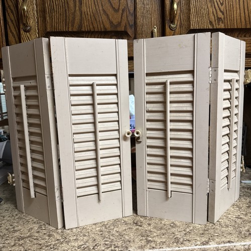 Vintage wood shutters - wood,