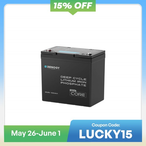 Renogy 100ah 12v lithium - renogy,