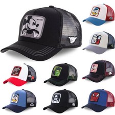 New Adjustable Baseball Trucker Caps Cartoon Animal Men Mesh Snapback Sports Hat