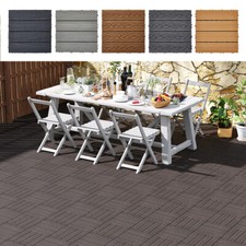 11pcs Interlocking WPC Decking