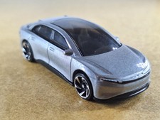 hot wheels lucid air silver