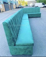 Restaurant Booth Seating Set Banquet Kitchen Bench Storage Corner Sofa