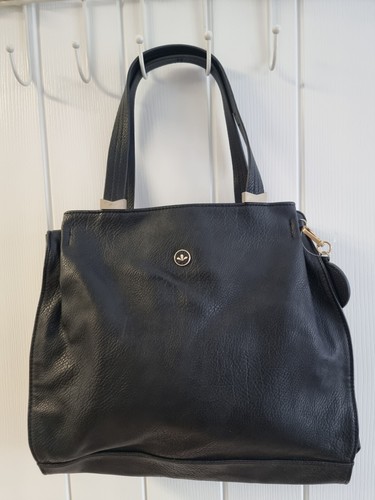 Nica soft black leather tote - soft,
